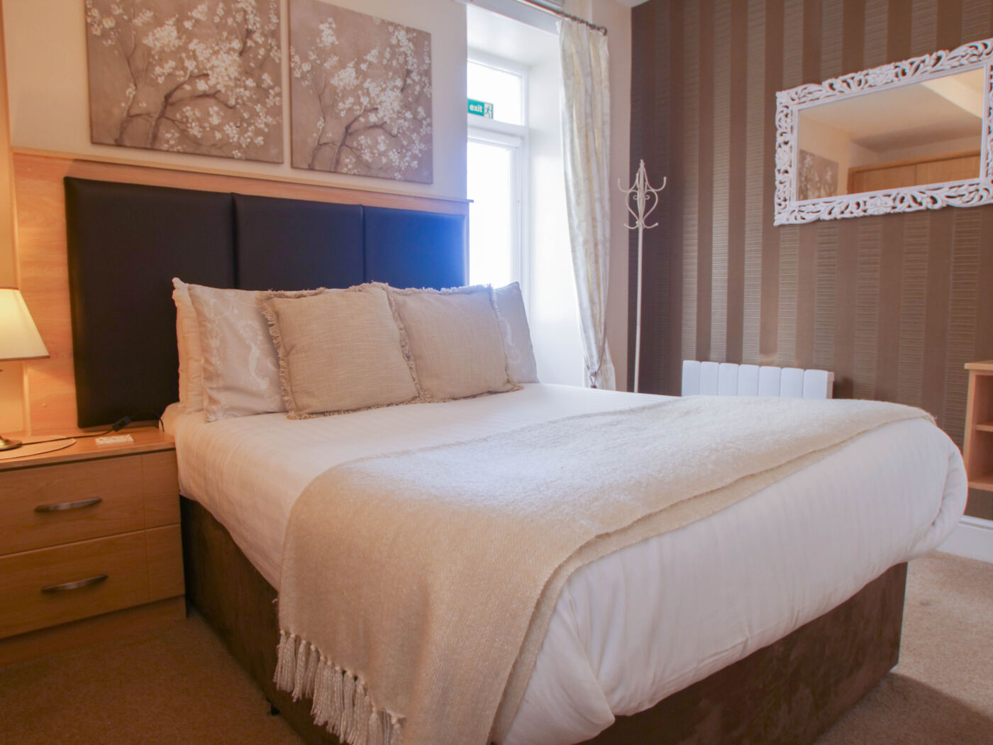 Hotel room at The Elm Tree Hotel Llandudno, North Wales