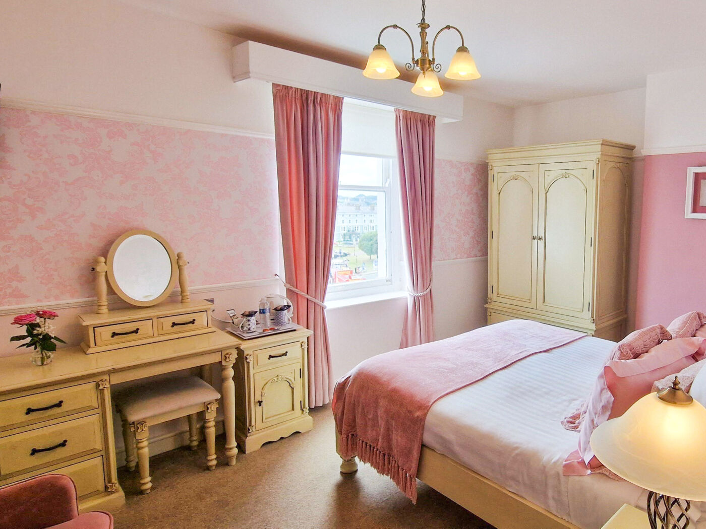 Hotel room at The Elm Tree Hotel Llandudno, North Wales