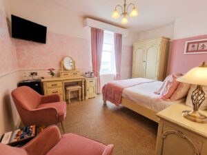 Hotel room at The Elm Tree Hotel Llandudno, North Wales